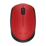 Logitech M171 Wireless Mouse (Red/Black)