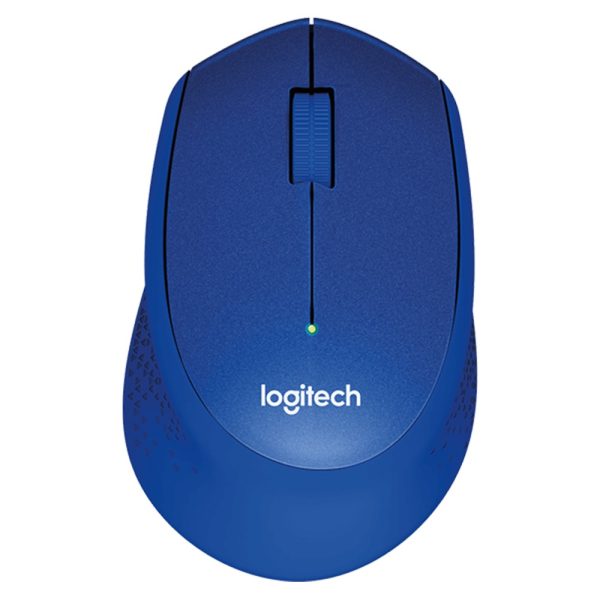 Logitech M331 Silent Plus Wireless Mouse (Blue)