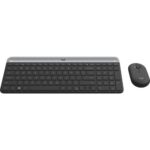Logitech MK470 Slim Wireless Keyboard and Mouse Combo (Black)
