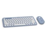 Logitech Pebble 2 Wireless Keyboard and Mouse Combo For Mac (Blue)