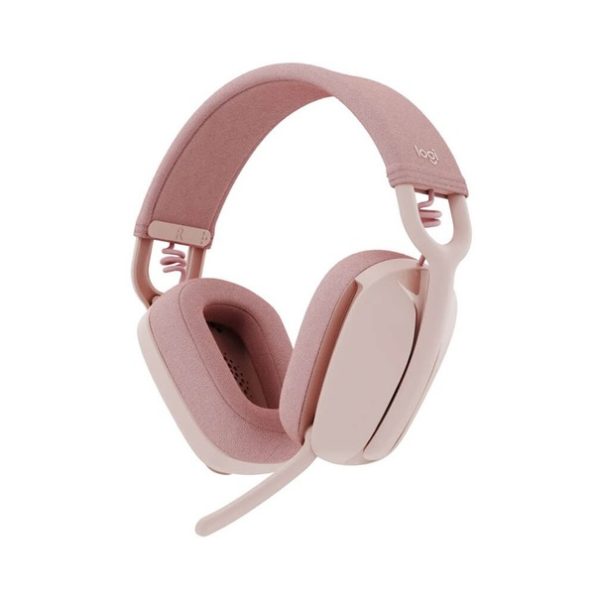 Logitech Zone Vibe 100 Lightweight Wireless Headphones (Rose)