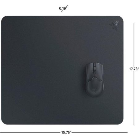 Razer Atlas Tempered Glass Gaming Mouse Pad Dust & Scratch Resistant Black