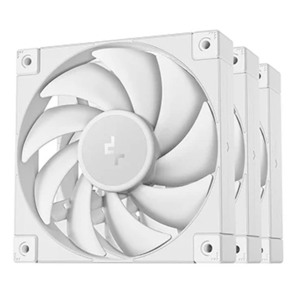 Deepcool FD12 120mm 3 in 1 PC Case Fans – White
