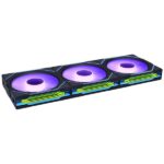 Lian Li UNI Fan SL Infinity Wireless 120mm Triple Pack Fan Black (12SLIN1W3B)