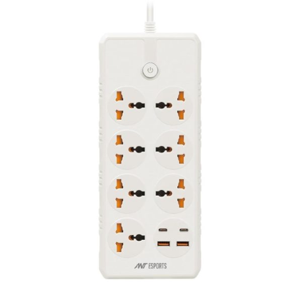 Ant Esports PS722 Power Strip with USB Ports