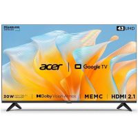 Acer 109 cm 43 inches Advanced Series 4K Ultra HD Smart LED Google TV, AR43GR2851UDFL Black