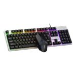 AULA F99 3 in 1 Hot Swappable RGB Gasket Wireless Mechanical Keyboard (Gray+White, Gray wood Switch)