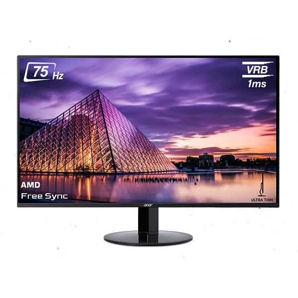 Acer SA241Y 23.8 Inch 60.45 Cm 1920 x 1080 Pixels Full HD VA Panel Ultra Thin LCD Monitor
