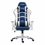 Ant Esports 9077 Ergonomic Gaming Chair (White & Blue)