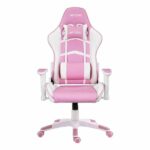 Ant Esports 9077 Ergonomic Gaming Chair (White & Pink)