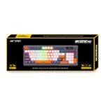 Ant Esports MK801 V2 Pro Wireless Mechanical Membrane Backlit Gaming Keyboard (Grey, Beige, Orange)