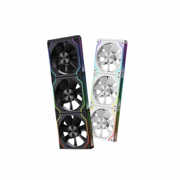 Ant Esports Shiftflow 120mm ARGB 3 Pack Case Fan Kit (Black)