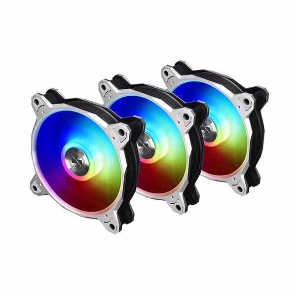 Lian Li Bora Digital Space Grey 120mm ARGB Cabinet Fan (Triple Pack)
