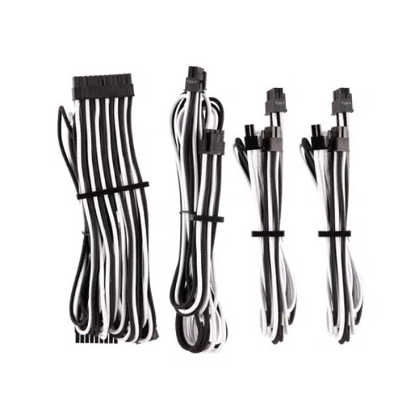 Corsair PSU Premium Sleeved Cables White-Black