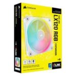 Corsair iCUE LINK LX120 RGB 120mm PWM Fan White - Image 2