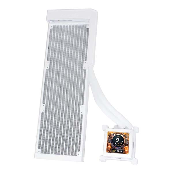 Lian Li HydroShift LCD 360 AIO Liquid CPU Cooler with 2.88in LCD Panel (without fans) White