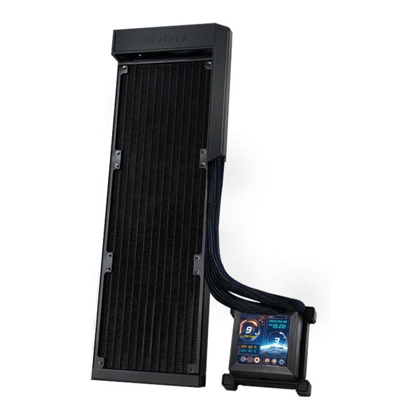 Lian Li HydroShift LCD 360 AIO Liquid CPU Cooler with 2.88in LCD Panel (without fans) Black