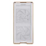 Lian Li LANCOOL 217 Genuine Walnut Wood Mid-Tower ATX PC Case (White)