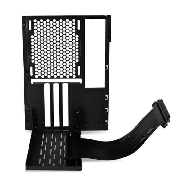 Lian Li O11DM-1X (PCI-E 3.0 X16) Vertical Graphics Card Holder With Riser Cable For O11D MINI (Black)