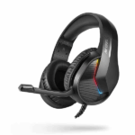 Ant Esports H1100 Pro Auto RGB 7.1 Surround Sound Over Ear Gaming Headset With Mic (Black)