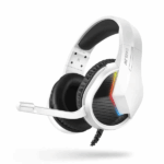 Ant Esports H1100 Pro Auto RGB Over Ear Gaming Headset (White)