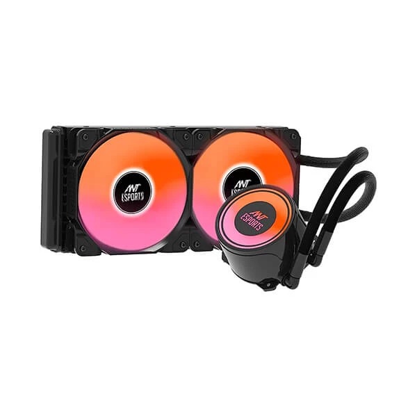 Ant Esports ICE-240 ARGB All In One 240mm CPU Liquid Cooler (Black)