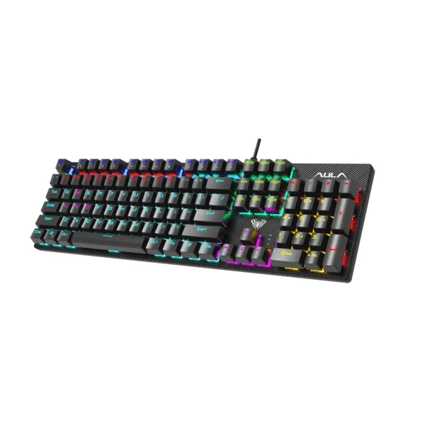 AULA S2022 Mechanical Wired Gaming Keyboard – Black