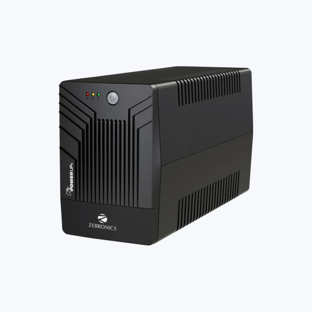 ZEBRONICS ZEB-U1200 1000 V Offline/Standby Tower Model UPS with Overload Protection 3 Outlet Plugs