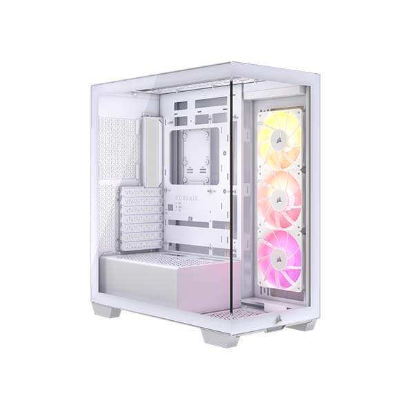 CORSAIR 3500X ARGB Tempered Glass Mid-Tower PC Case (White)