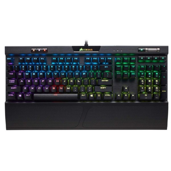 Corsair K70 RGB MK.2 Rapidfire Cherry Mx Speed Switches Keyboard (Black)