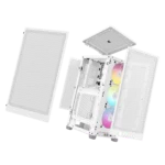 Corsair iCUE 2000D RGB Airflow Mini ITX PC Cabinet (White)
