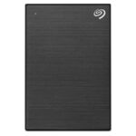 Seagate One Touch 2Tb External HDD with Password Protection Black, for Windows and Mac, with 3 Yr Data Recovery Services (Stky2000400), USB