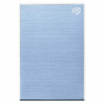 Seagate One Touch 2TB External HDD with Password Protection – Light Blue, for Windows and Mac, with 3 yr Data Recovery Services, and 6 Months Mylio Create Plan and Dropbox Backup Plan (STKY2000402)
