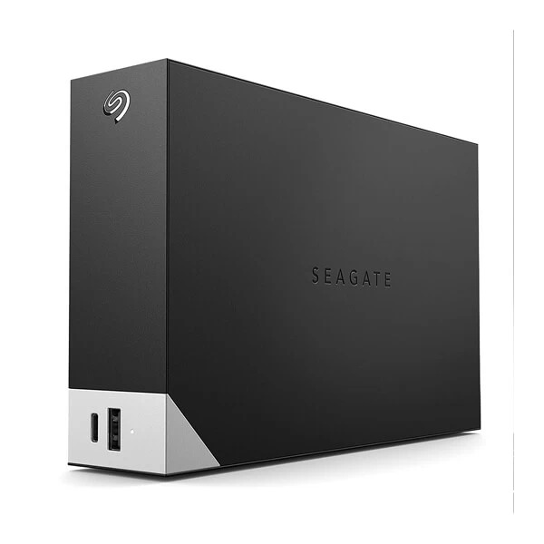 Seagate One Touch Hub 4TB Desktop External HDD – USB-C & USB 3.0 Port, with 3 yr Data Recovery Services, for Computer PC Laptop Mac, 6 Months Dropbox Backup Plan (STLC4000400), Black