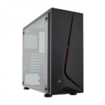 Corsair Spec-05 RED LED Mid-Tower Gaming Case (Black)