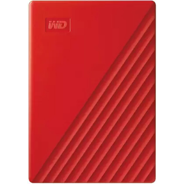 WD My Passport 2 TB External Hard Disk Drive – Red