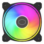 Cooler Master MasterFan MF120 Halo 2 PWM ARGB Case Fan Black