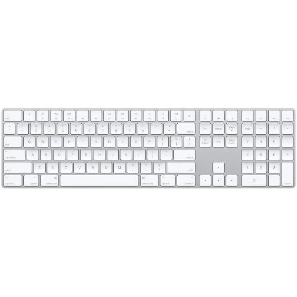 Apple Magic Keyboard with Numeric Keypad, US English, Silver, MXCJ3HN/A