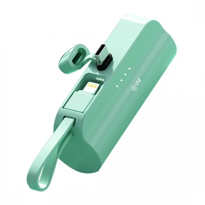EVM ENLITE C 5000MAH POWER BANK, Green