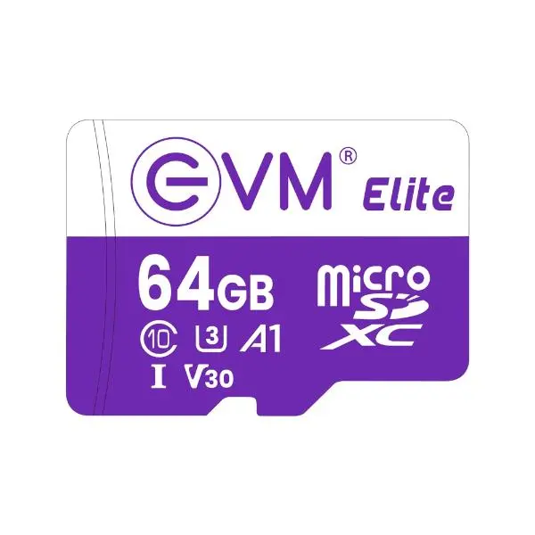 EVM Elite 64GB MicroSD XC CLASS 10