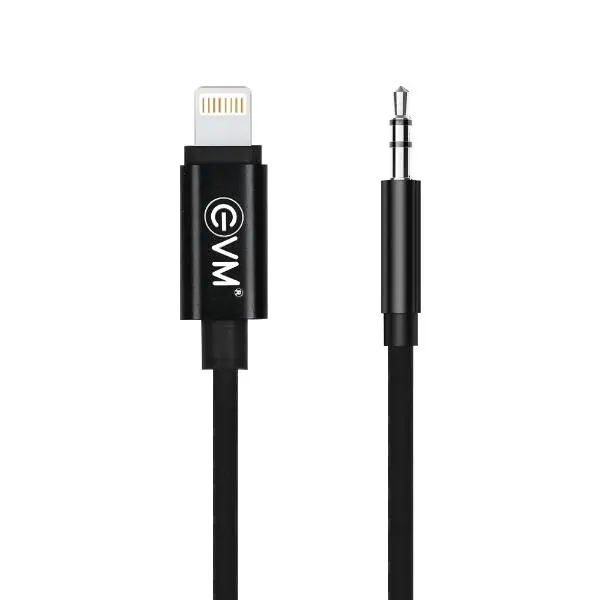 EVM Lightning to 3.5mm AUX Cable (Black)