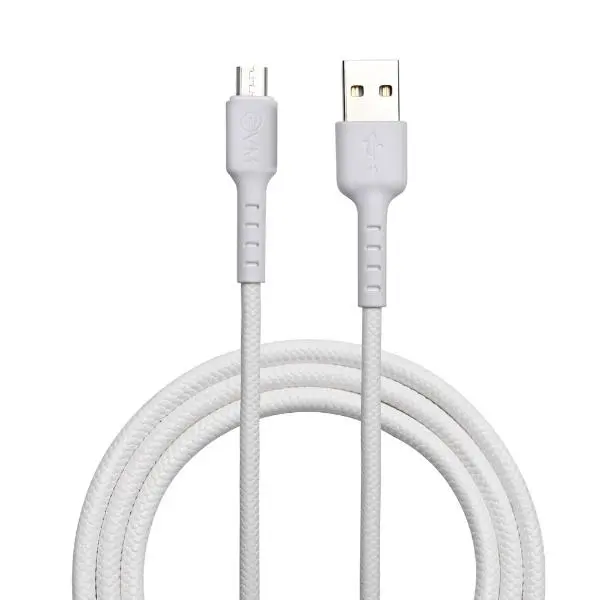 EVM Micro USB Data Cable (1 Meter & 4Amp) EVM-C-011 (White)
