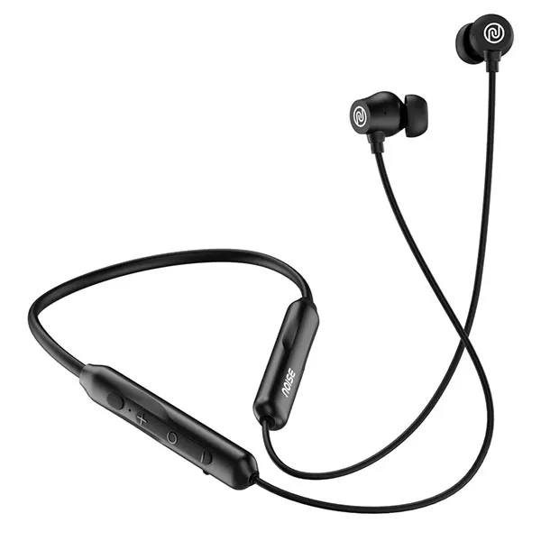 Noise Airwave Pro Bluetooth in Ear Neckband with Upto 32 dB ANC (Matte Black)