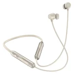 Noise Airwave Pro Bluetooth in Ear Neckband with Upto 32 dB ANC (Metallic Beige)
