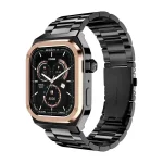 Noise ColorFit Chrome 1.85″ AMOLED Smart Watch (Elite Midnight Gold)