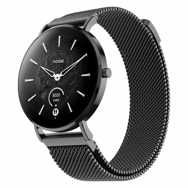 Noise Diva 2 Fashion Smart Watch for Women (Black Link)