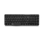 Rapoo E1050 2.4G Anti-Splash Wireless Keyboard (Black)
