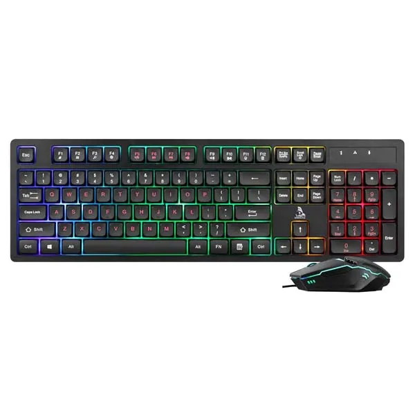TAG Gamerz Commander 2.0 RGB Gaming USB Keyboard and Mouse Combo