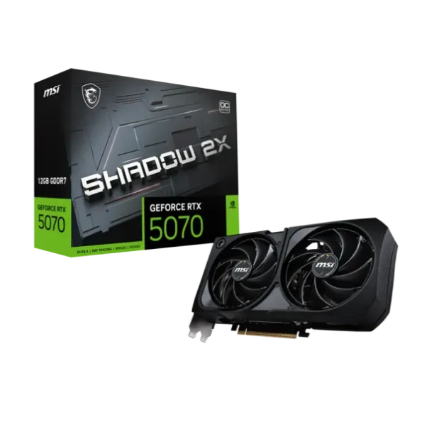 MSI GeForce RTX 5070 Shadow 2X OC 12GB GDDR7 Graphic Card