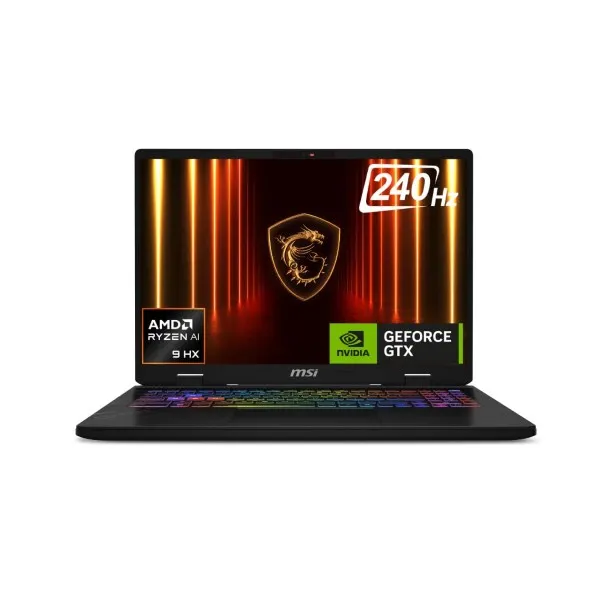 MSI CROSSHAIR A16 HX AMD RYZEN 9 8940HX PROCESSOR/DDR5 8GB*2/1TB NVME PCIE SSD GEN4X4 /AMD WI-FI 6E RZ616/WINDOWS11 HOME/NVIDIA GEFORCE RTX 5060 LAPTOP GPU, GDDR7 8GB/2 YEAR WARRANTY D8WFKG-035IN